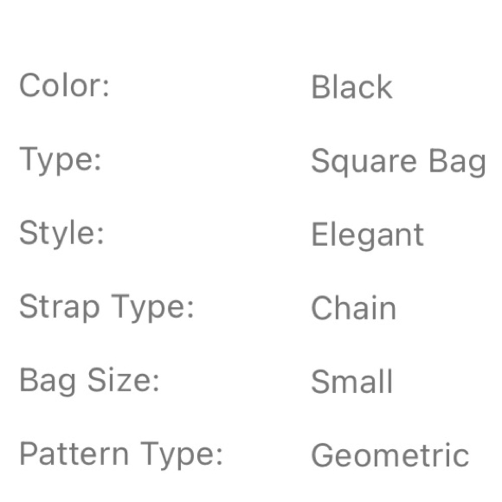 Black & Gold Geometric Purse - Picture 11 of 12